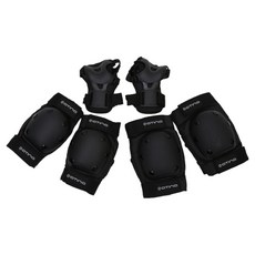 아티나 보호대 손목 2p + 팔꿈치 2p + 무릎 2p 세트 KS-305, 블랙, 1세트