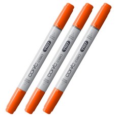 코픽 챠오 마카 YR07 Cadmium Orange, 3개, 1색