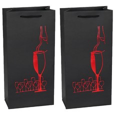 코레시스 센스있는 와인 선물박스 더블 17 x 8 x 35 cm, TYPE23, 2개
