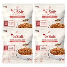 더독 전연령 강아지 닥터 소프트 사료, 50g, 4개, 소
