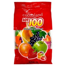 cocoaland 水果口味軟糖, 1kg, 1개