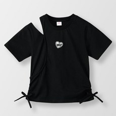 마리앤모리 아동용 걸스 하트 트임셔링 티셔츠