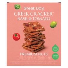 그릭데이 그릭크래커 바질토마토, 1개, 120g