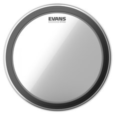 EVANS EMAD 貝斯鼓皮 透明 18吋 BD18EMAD, 1個