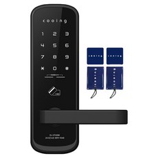 쿠잉전자 무타공 디지털도어락, DL-HT02BK, 고객직접설치