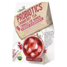 Vilson 米森 好菌搖搖蔓越莓茶, 4g, 21個裝, 1組