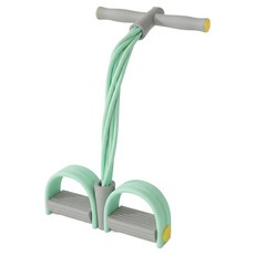 고이안 전신 스트레칭 튜빙 요가 복부운동 근력밴드, 그린, 1개