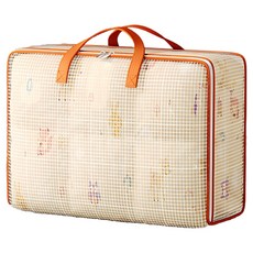 Jinihome 棉被 防水 防潮 大容量 收納袋 特大號 60 x 25 x 50 cm, 灰色, 1個