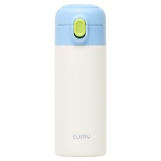 에지리 토모 세라믹 원터치 텀블러, 아이보리, 1개, 260ml