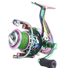 엘마운틴 합사줄감긴 4볼 스피닝릴, 레인보우, GMR4000