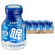 鮮乳坊 乳研所 祝好眠營養牛乳 芝麻, 24個裝, 170ml