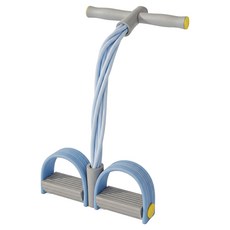 고이안 전신 스트레칭 튜빙 요가 복부운동 근력밴드, 블루, 1개