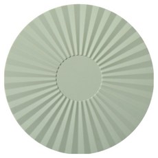 다소니 감각적인 무드 플리츠 컵받침, 라이트카키, 1개