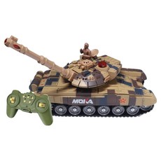 티블루 레오파드 RC 배틀탱크, 브라운, 1개