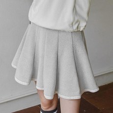 HALEY 여성용 울라이크 다트 플레어 큐롯 스커트 HWBKK1212