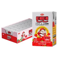 텐텐 비타튼튼 음료 스트로베리, 24개, 140ml