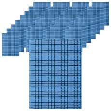 Songwol 松月 Syaboren格紋搓澡巾, 藍色, 100個, 1入