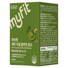 마이핏 제주 리얼 말차맛 효소 30p, 1개, 90g