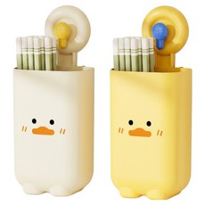 Goldpick 可愛吸盤壁掛餐具筒 2件組