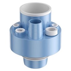 Seekis 廚房下水管六通水槽防臭下水器/多功能集成轉接頭/下水道分水器/密封排水管道, 1個