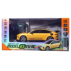 티블루 전기차 시리즈 iE5 EV RC카, 옐로우, 1개