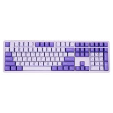 큐센 PBT 풀윤활 가스켓 유무선 기계식 키보드 Bsun 딸기라떼축, 라벤더, Q108, 제조사축