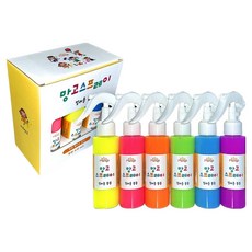 Kids Mango 芒果噴霧手指顏料 100ml x 6件組