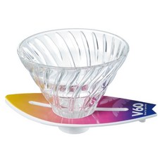 HARIO 好璃奧 V60衝浪玻璃濾杯 1-4杯 VSB-02-HS 夏威夷暮色, 1個, 單品, 480ml