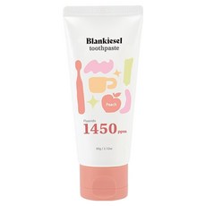 블랑키즐 유아용 1450 고불소 치약 복숭아향, 60g, 1개입, 1개