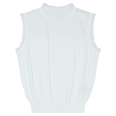 SI FASHION 波浪半高領羅紋針織背心 SMUCD2953