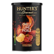 HUNTER'S gourmet 亨特手工洋芋片 辣椒萊姆醬味, 150g, 1個