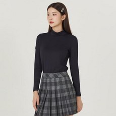 HALEY 女款基本款半高領長袖T恤 HFAKT1001