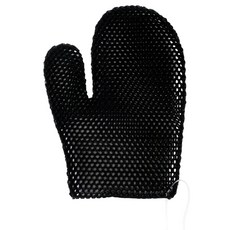 더자카 TPU 벌집 버블 샤워 바디스크럽 글러브, 블랙, 1개, 1개입