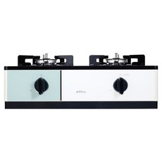 하츠 부띠크 프리스탠딩 자동불꽃조절 가스레인지 2구 오션민트 고객직접설치, HFG-2383MTAF, LNG