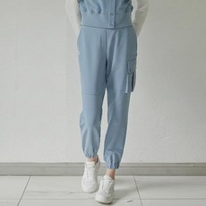 HALEY 여성용 카고 포켓 조거 밴딩 팬츠 HFBWP1309