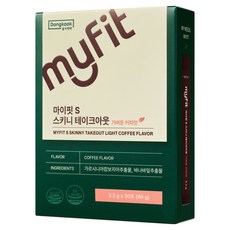 동국제약 마이핏S 스키니 테이크아웃 가벼운 커피맛 30p, 96g, 1개