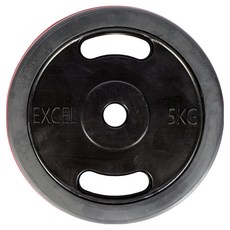 반석스포츠 엑셀 레드 바벨, 블랙, 2개, 5kg