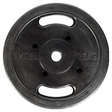 반석스포츠 엑셀 레드 바벨, 블랙, 2개, 7.5kg