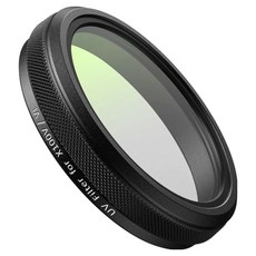 스몰리그 후지필름 X100VI / X100V UV 필터, 1개, 5852(블랙)