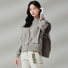HALEY 女款刺繡袖披肩套組針織毛衣 披肩 HF-TT1302