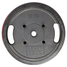 반석스포츠 엑셀 레드 바벨, 블랙, 2개, 10kg