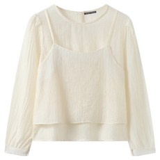 미니멈 여성용 에브리데이 링클 시어 블라우스 + 나시 EC1BA005D