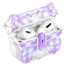 해피앤굿 애플 에어팟 보호 케이스, 퍼플, 1개, airpods pro 2