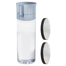 BRITA Fill & Go Vital 2 隨身濾水瓶 + 微過濾碟片 2片, 藍色, 1個