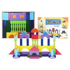 가베가족 점보캐슬가베 활동세트 KS5830, 혼합색상, 1세트