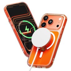 일리온 맥세이프 호환 마그네틱 클리어쉴드 젤하드 휴대폰 케이스