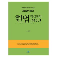 2026 표준판례 반영 헌법 핵심정리300 제3전정5판 제19판, 윌비스