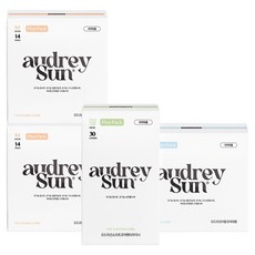 AUDREY SUN TCF 雙核衛生棉 翅膀型 中型 14片 x 2包 + 大型 12片 + 護墊 30片 套組