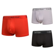 Calvin Klein 凱文克萊 underwear Microfiber Stretch 合身四角內褲/平口褲3件組 NB4409-600