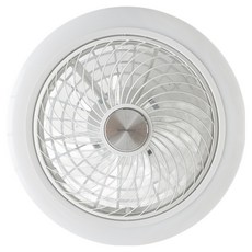 SPiANO Air-Win 吸頂式 BLDC馬達 LED 照明 旋轉吊扇 風扇 46cm, 白色 + 鉻色